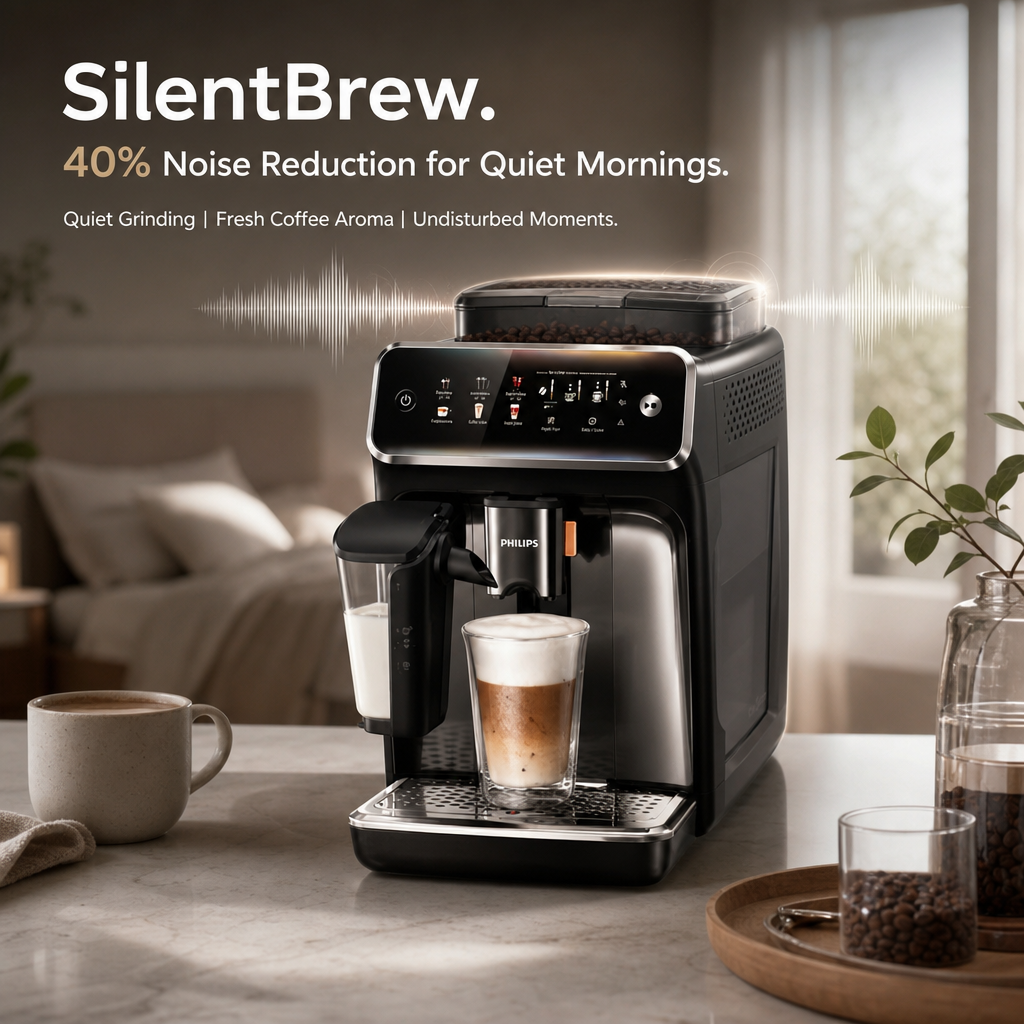 18-in-1 Fully Automatic Espresso Machine | One-Touch Hot & Cold Coffee Maker with Silent Grinding