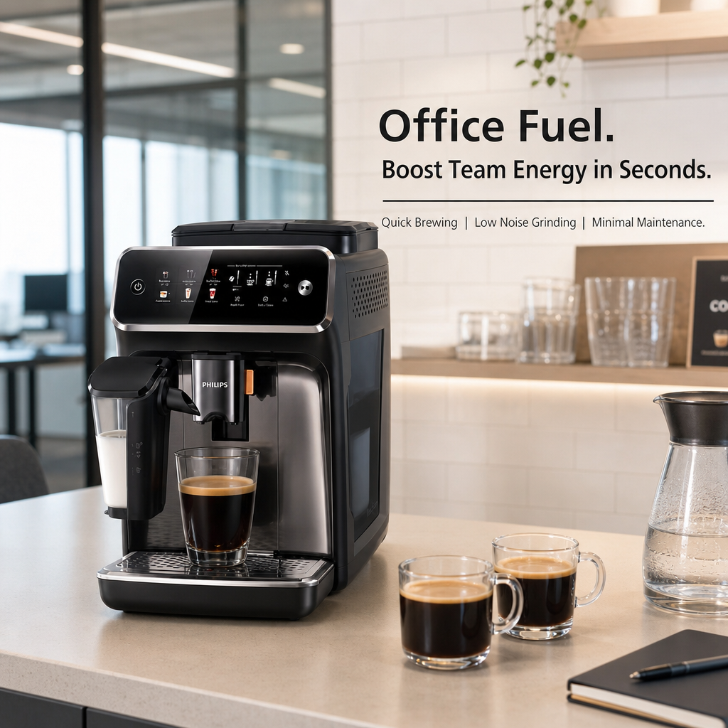 18-in-1 Fully Automatic Espresso Machine | One-Touch Hot & Cold Coffee Maker with Silent Grinding