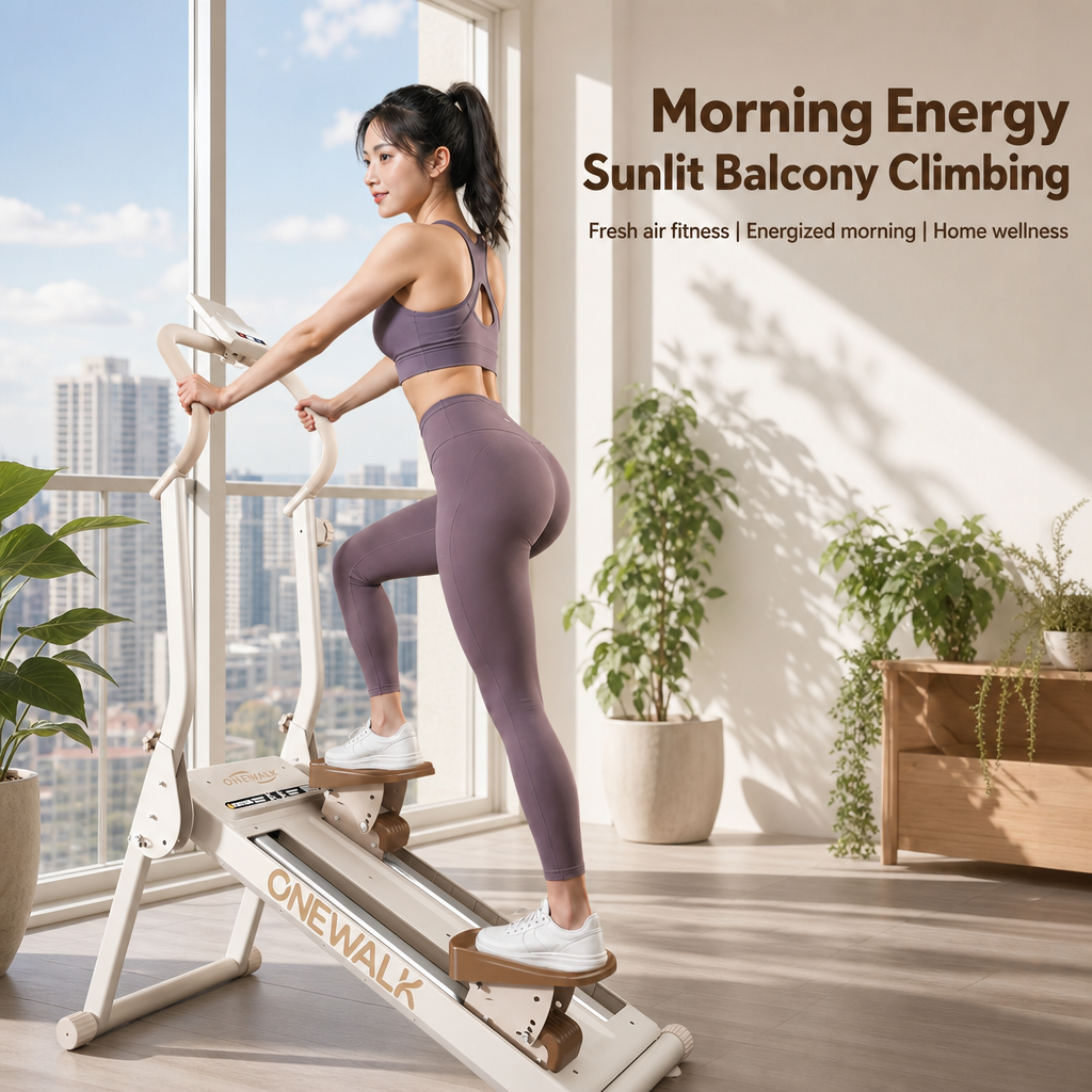 Foldable Magnetic Stepper Climber, Quiet Vertical Step Machine with Handrail, Adjustable Resistance Home Gym Cardio Workout Equipment with LCD Monitor